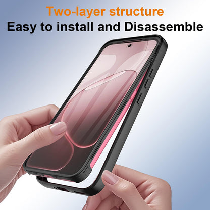 Hoes voor Oppo A6 Pro 5G / A6 Pro 4G, Techsuit, ColorVerse 360, Zwart