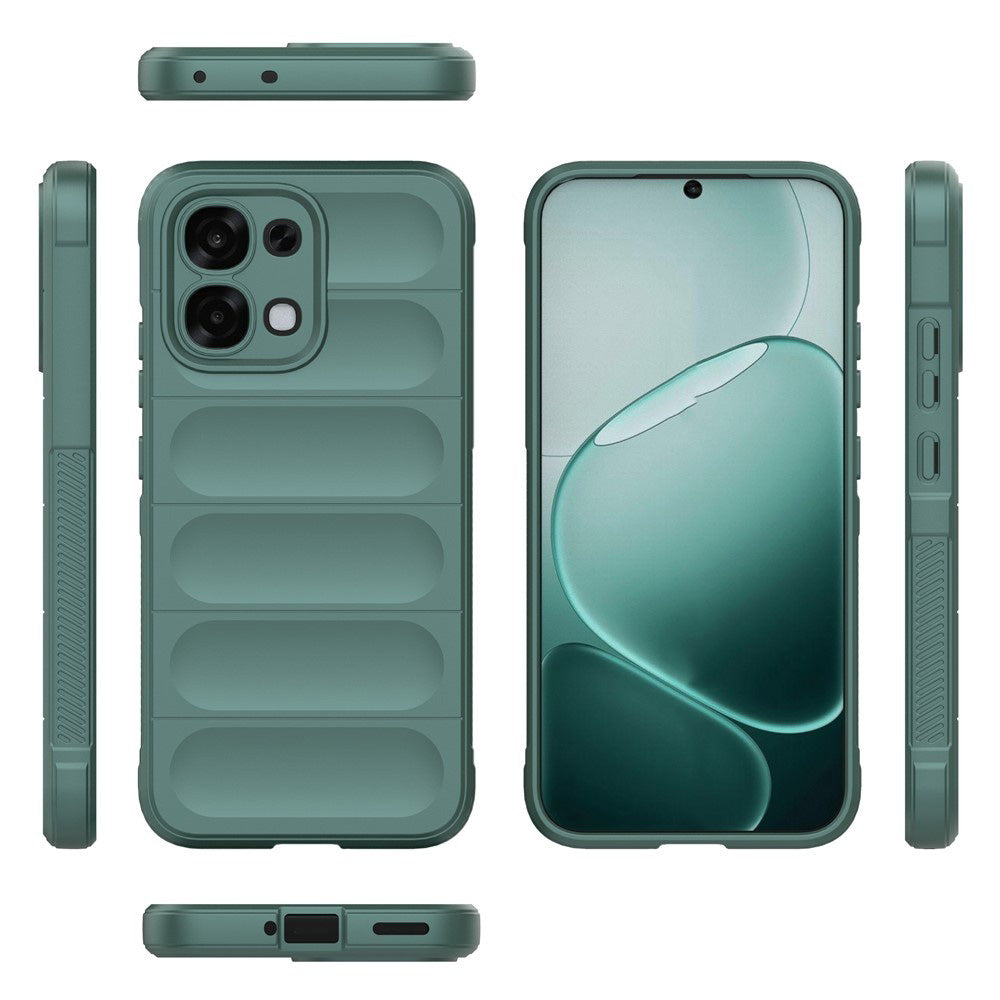 Hoesje voor Oppo A6 Pro 5G / A6 Pro 4G, Techsuit, Magic Shield, Groen