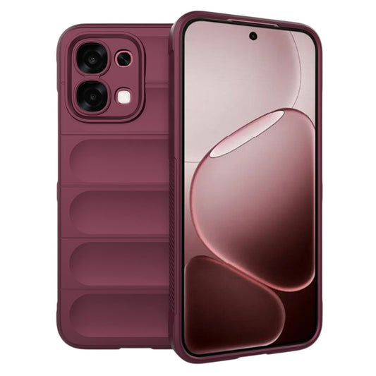 Hoesje voor Oppo A6 Pro 5G / A6 Pro 4G, Techsuit, Magic Shield, Wijnrood