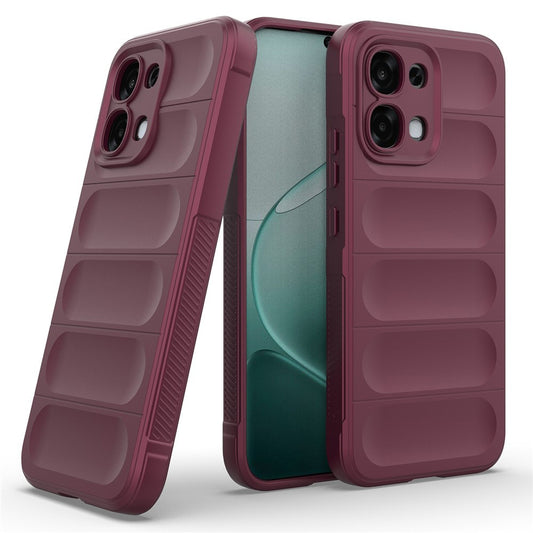 Hoesje voor Oppo A6 Pro 5G / A6 Pro 4G, Techsuit, Magic Shield, Wijnrood