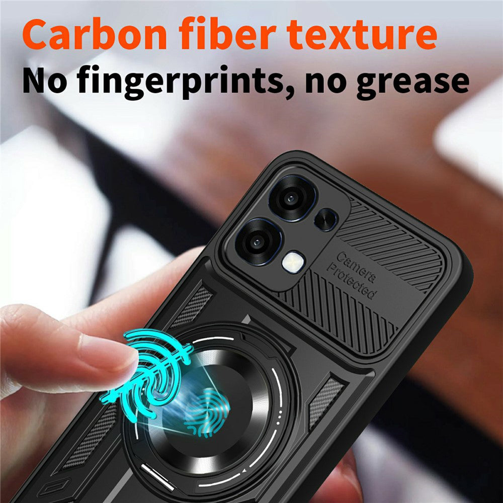 Hoes voor Oppo A6 Pro 5G / A6 Pro 4G, Techsuit, RuggedCam, Zwart