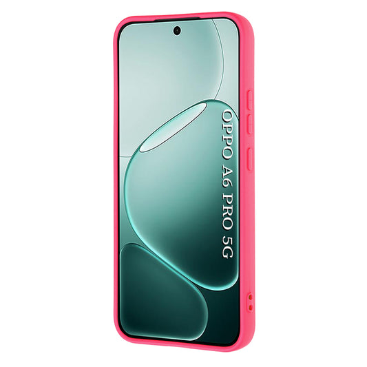 Hoesje voor Oppo A6 Pro 5G / A6 Pro 4G, Techsuit, SoftFlex, Donkerroze