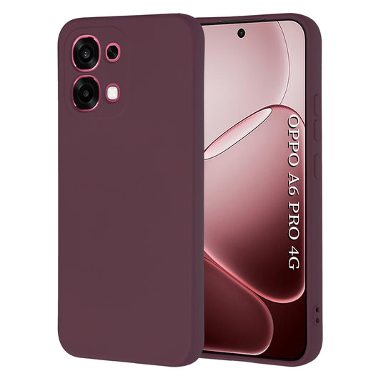 Hoesje voor Oppo A6 Pro 5G / A6 Pro 4G, Techsuit, SoftFlex, Bordeaux