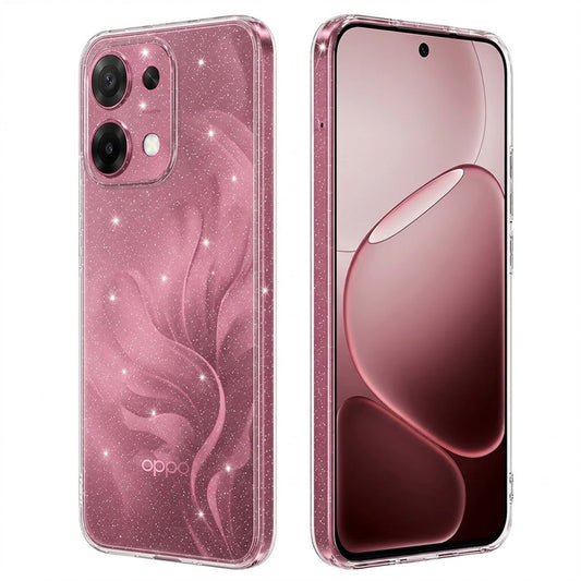 Hoesje voor Oppo A6 Pro 5G / A6 Pro 4G, Techsuit, SparkleSkin, Transparant