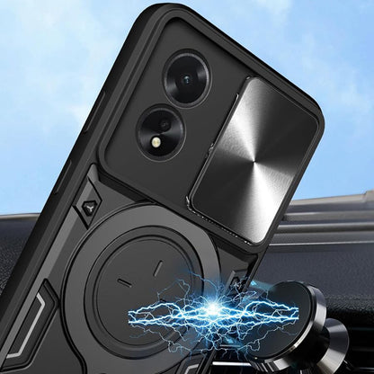 Hoes voor Oppo A60, Techsuit, CamGuard Pro, Blauw