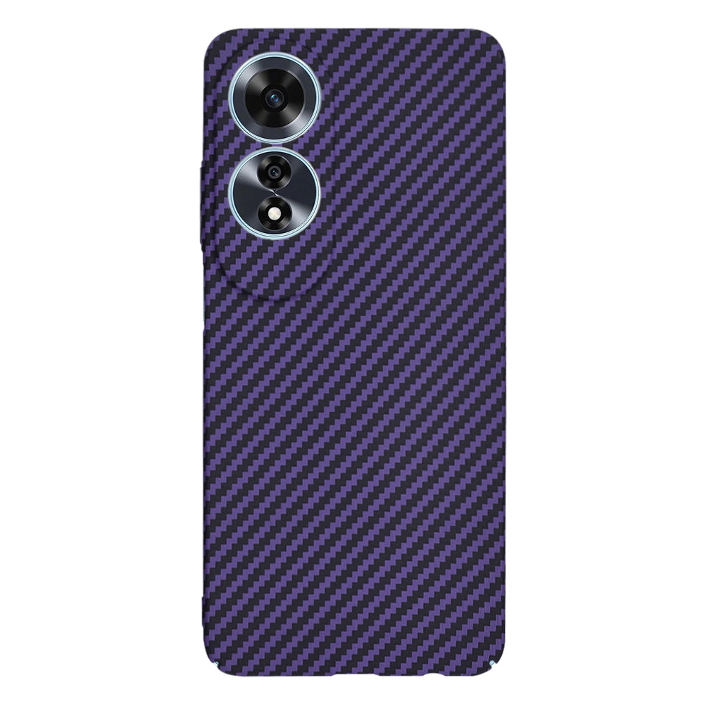 Hoes voor Oppo A60, Techsuit, Carbonite FiberShell, Paars