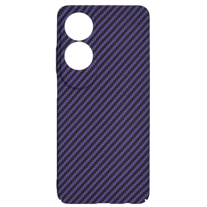 Hoes voor Oppo A60, Techsuit, Carbonite FiberShell, Paars