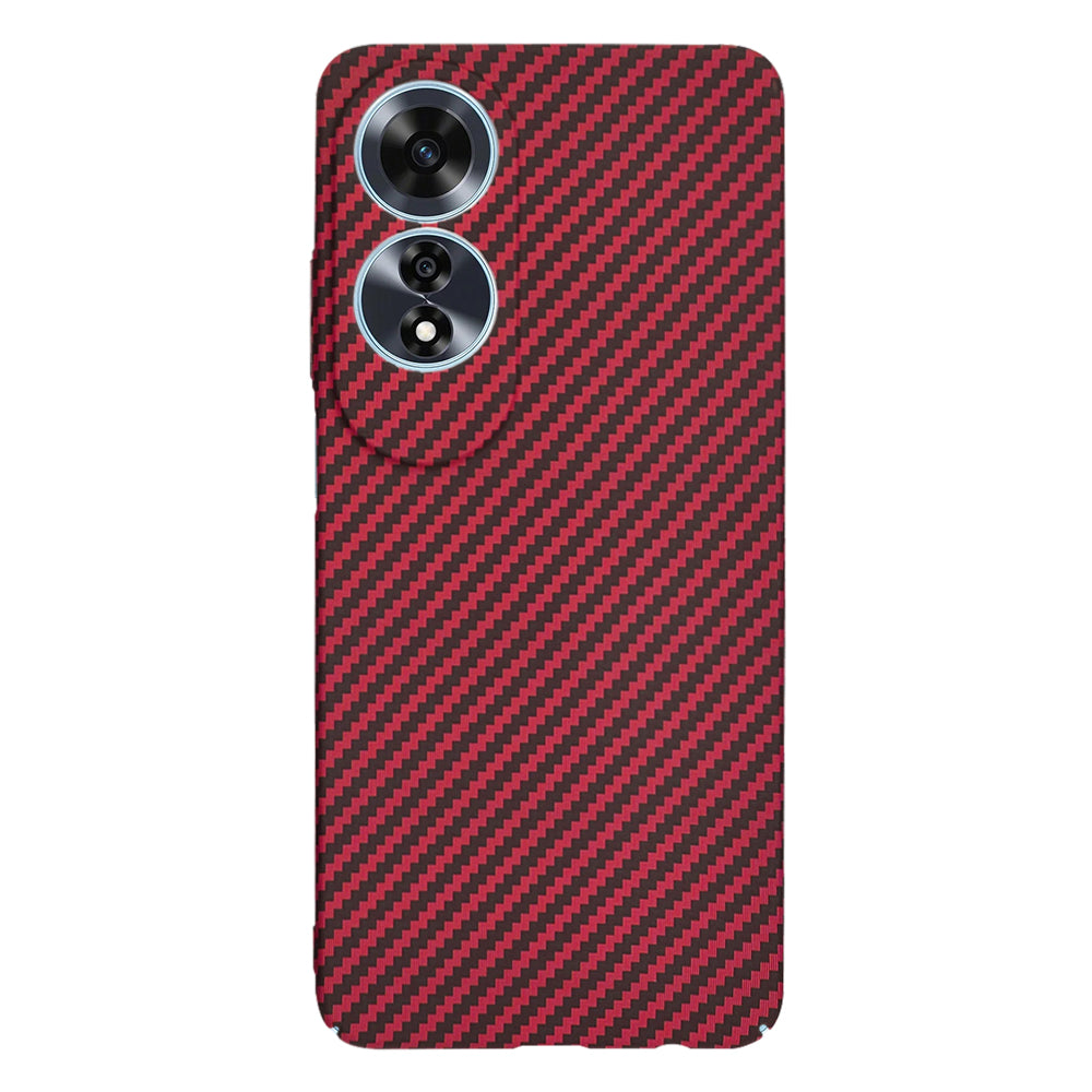 Hoes voor Oppo A60, Techsuit, Carbonite FiberShell, Rood