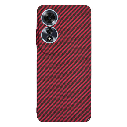 Hoes voor Oppo A60, Techsuit, Carbonite FiberShell, Rood