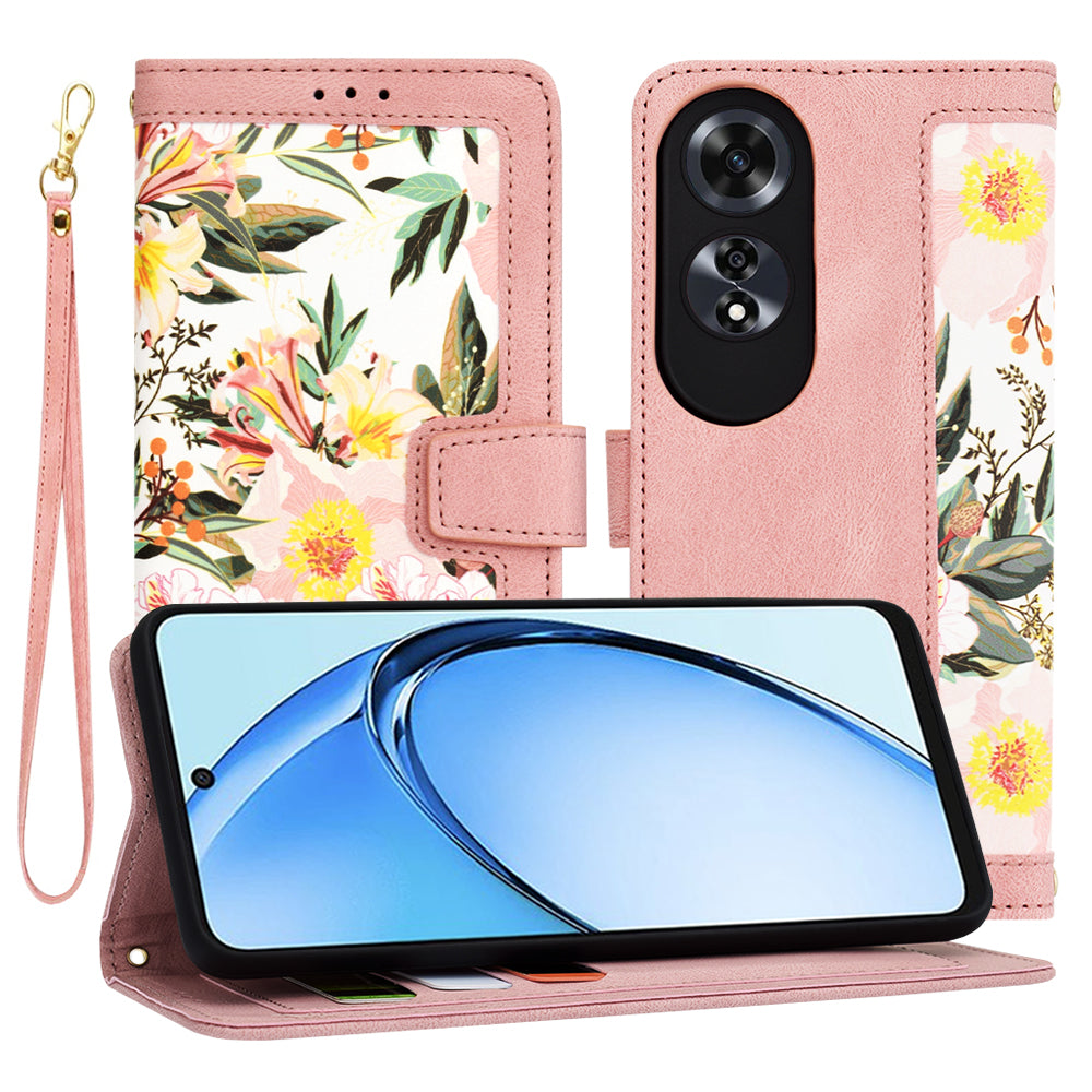 Hoes voor Oppo A60, Techsuit, FlipCraft, Roze