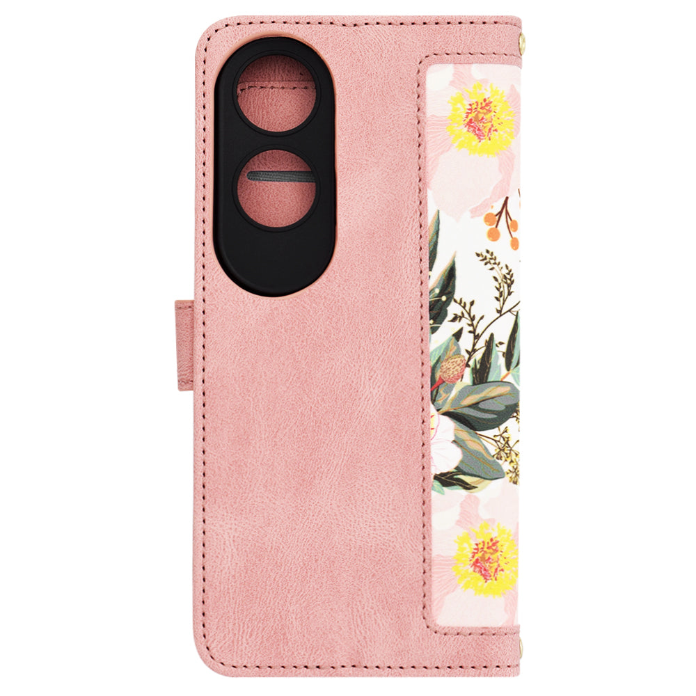 Hoes voor Oppo A60, Techsuit, FlipCraft, Roze