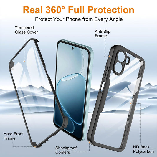 Hoes voor Oppo A6k 4G / A6x 4G / A6x, Techsuit, ColorVerse 360, Blauw