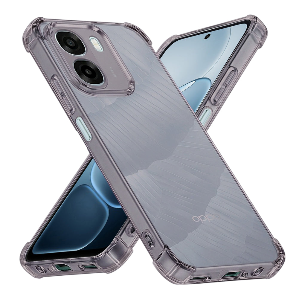 Hoes voor Oppo A6k 4G / A6x 4G / A6x, Techsuit, Schokbestendig Transparant, Smoky