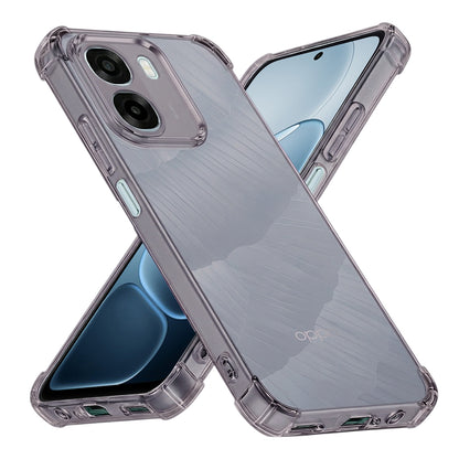 Hoes voor Oppo A6k 4G / A6x 4G / A6x, Techsuit, Schokbestendig Transparant, Smoky