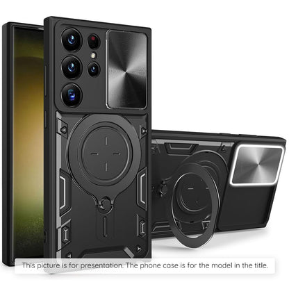 Hoes voor Oppo A6x 4G / A6x, Techsuit, CamGuard Pro, Zwart