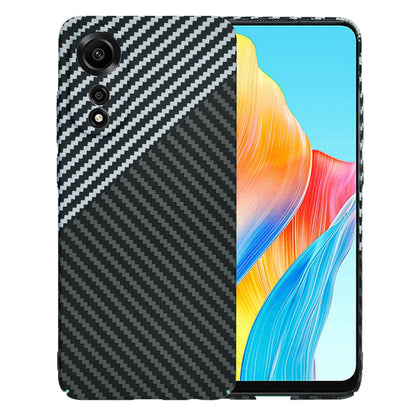 Hoes voor Oppo A78 4G, Techsuit, Carbonite FiberShell, Zwart Grijs