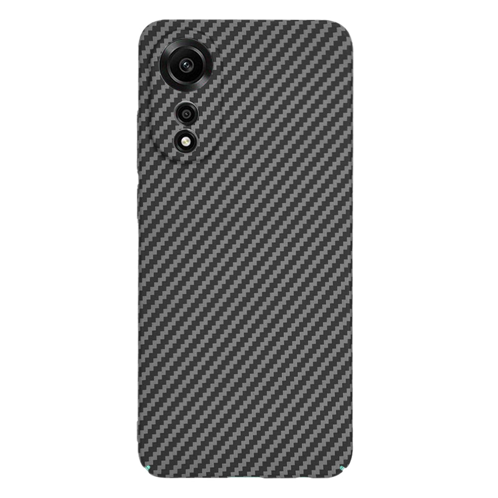 Hoesje voor Oppo A78 4G, Techsuit, Carbonite FiberShell, Zwart