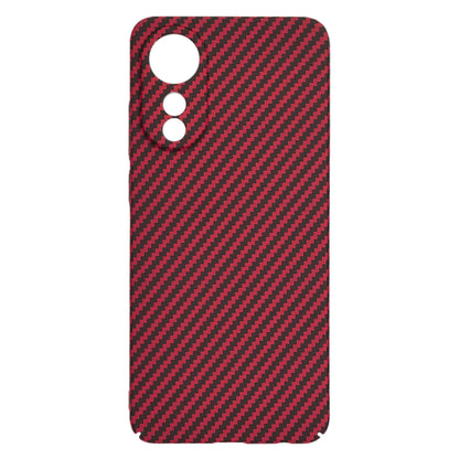 Hoes voor Oppo A78 4G, Techsuit, Carbonite FiberShell, Rood