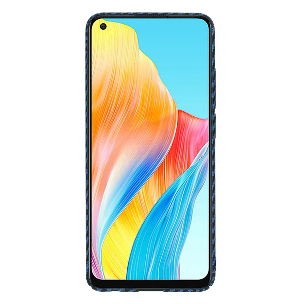 Hoesje voor Oppo A78 4G, Techsuit, Carbonite FiberShell, Turkoois