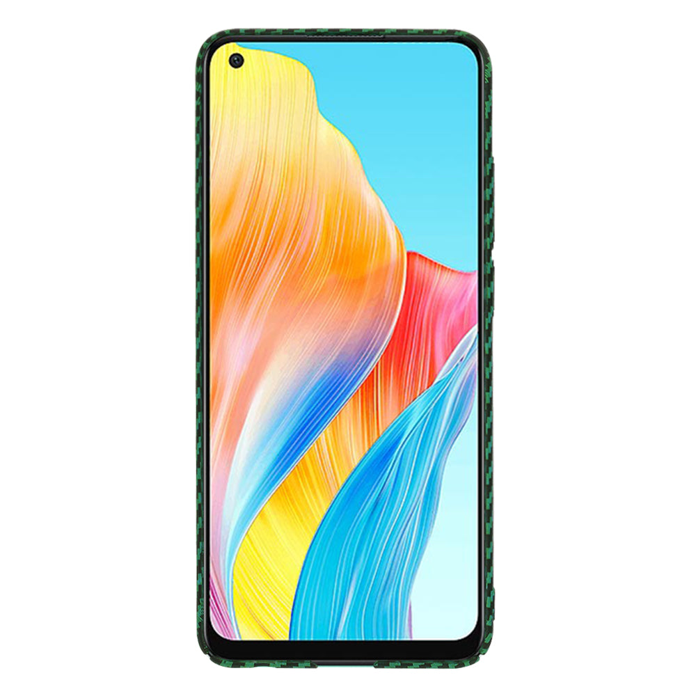 Hoes voor Oppo A78 4G, Techsuit, Carbonite FiberShell, Groen