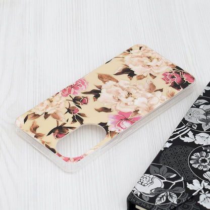 Hoes voor Oppo A78 4G, Techsuit, Marble, Beige