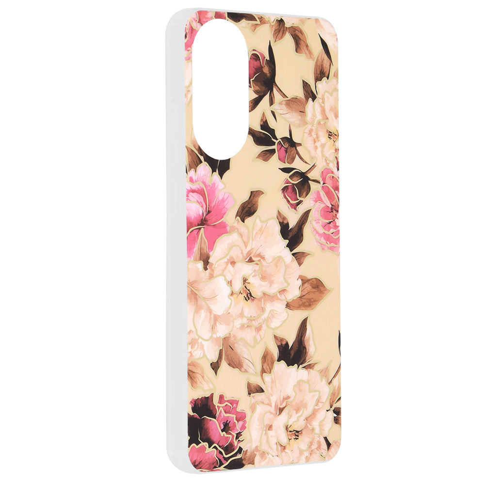 Hoes voor Oppo A78 4G, Techsuit, Marble, Beige