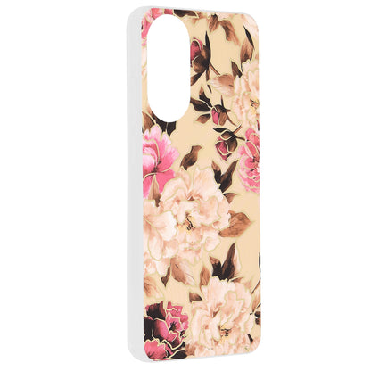 Hoes voor Oppo A78 4G, Techsuit, Marble, Beige