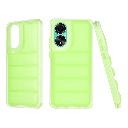 Hoes voor Oppo A78 4G, Techsuit, Wave Shield, Groen