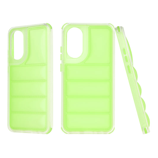 Hoes voor Oppo A78 4G, Techsuit, Wave Shield, Groen