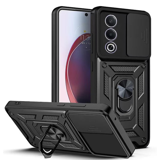 Hoes voor Oppo A80, Techsuit, CamShield, Zwart
