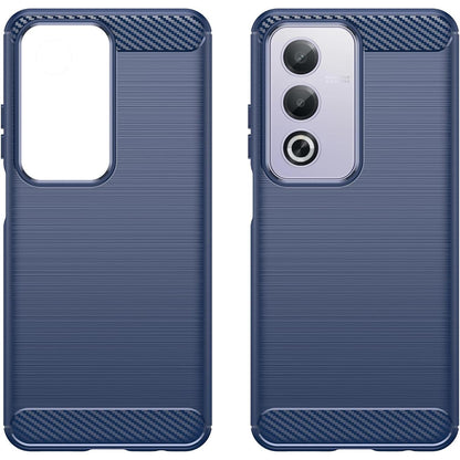 Hoes voor Oppo A80, Techsuit, Carbon, Blauw