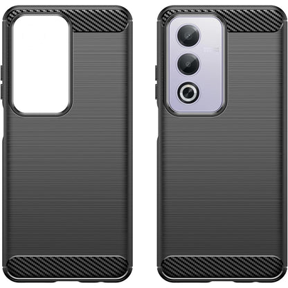 Hoes voor Oppo A80, Techsuit, Carbon, Zwart