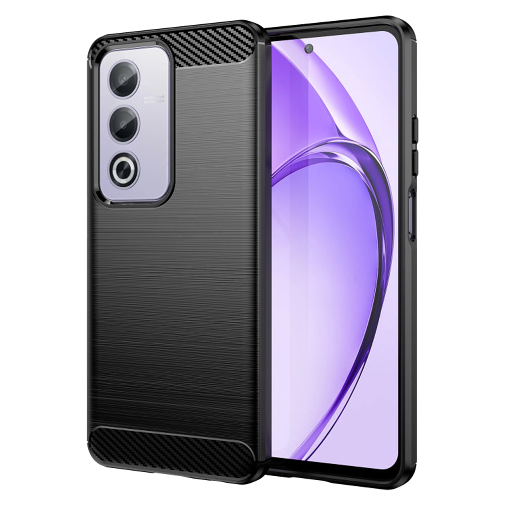 Hoes voor Oppo A80, Techsuit, Carbon, Zwart