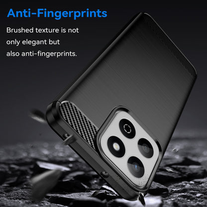 Hoes voor Oppo A80, Techsuit, Carbon, Zwart