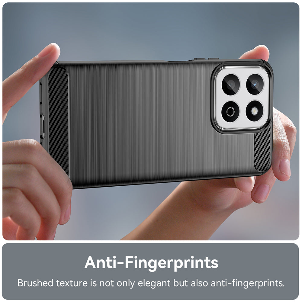 Hoes voor Oppo A80, Techsuit, Carbon, Zwart