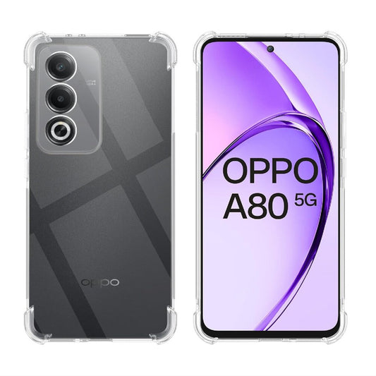 Hoesje voor Oppo A80, Techsuit, Schokbestendig Helder, Transparant
