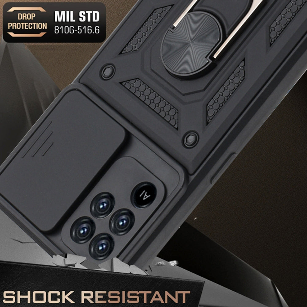 Case for Oppo A94 / Reno5 Lite, Techsuit, CamShield, Black