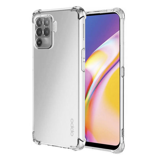 Hoes voor Oppo A94 / Reno5 Lite, Techsuit, Schokbestendig Transparant
