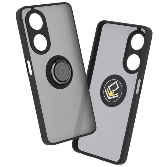 Hoes voor Oppo A98, Techsuit, Glinth, Zwart