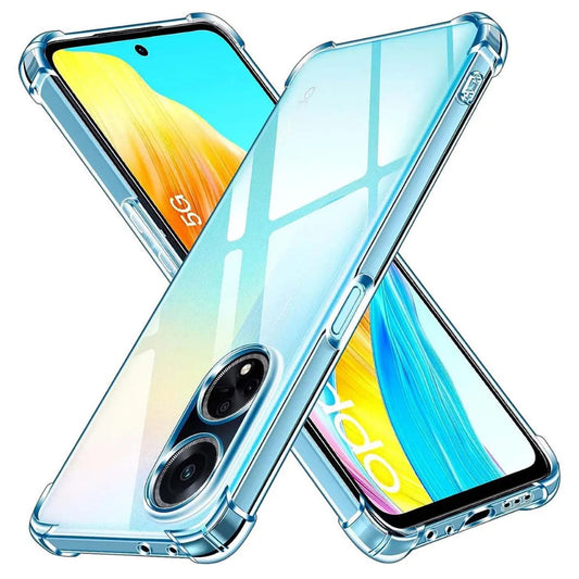 Hoes voor Oppo A98, Techsuit, Schokbestendig Helder, Transparant