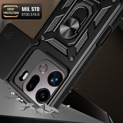 Hoes voor Oppo Find X9 Pro, Techsuit, CamShield, Zwart