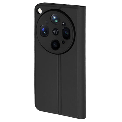 Hoes voor Oppo Find X9 Ultra, Techsuit, Magskin Book, Zwart