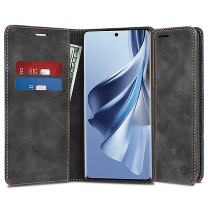 Hoes voor Oppo Reno10 / Reno10 Pro, Techsuit, Confy, Zwart
