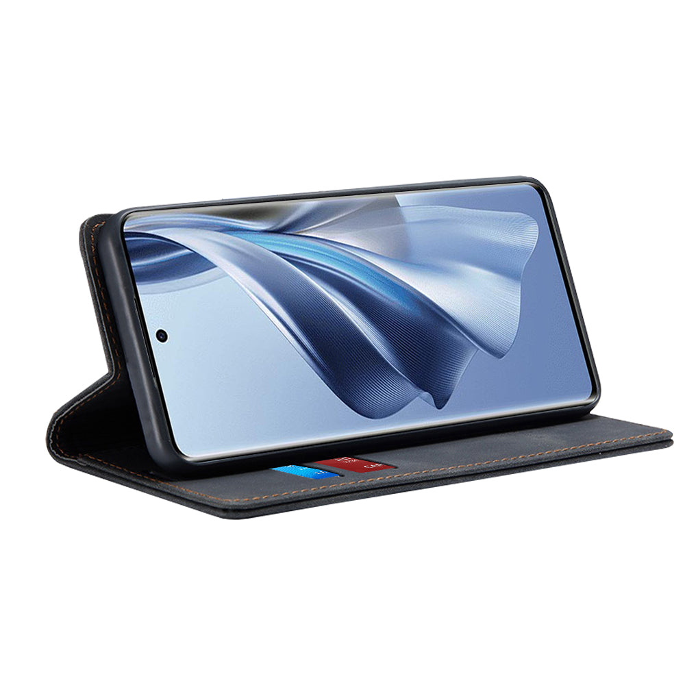 Hoes voor Oppo Reno10 / Reno10 Pro, Techsuit, Confy, Zwart