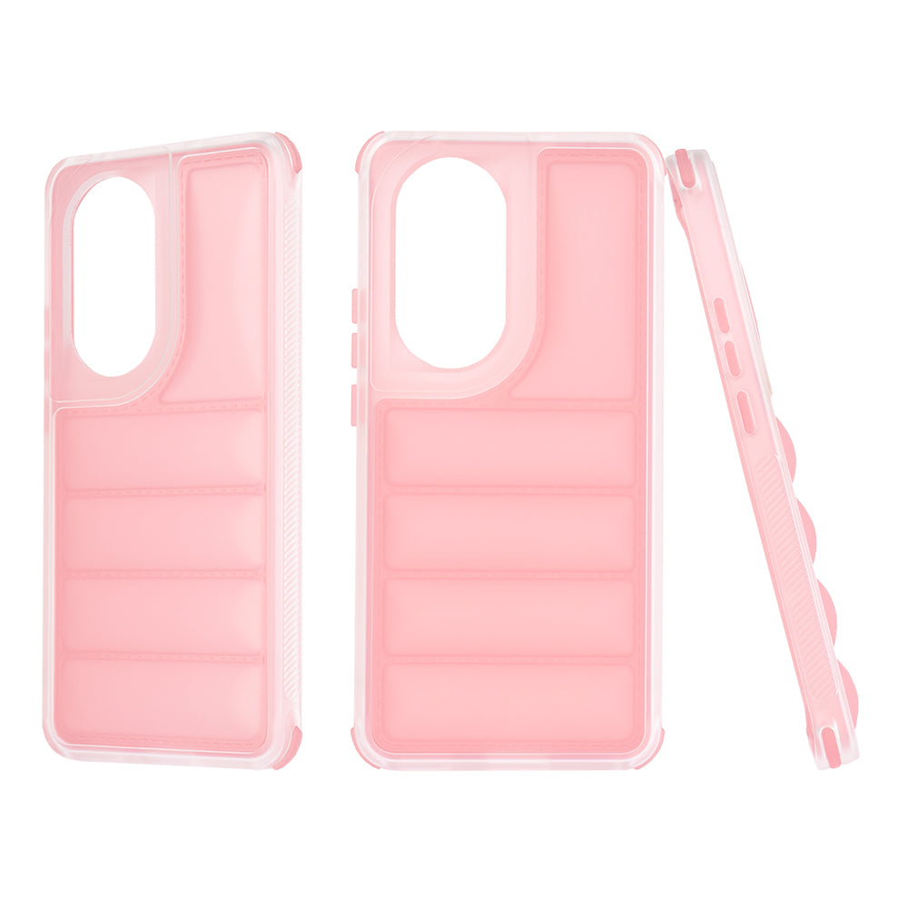 Hoes voor Oppo Reno10 / Reno10 Pro, Techsuit, Wave Shield, Roze