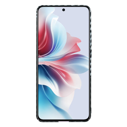 Hoesje voor Oppo Reno11 F, Techsuit, Carbonite FiberShell, Zwart Grijs