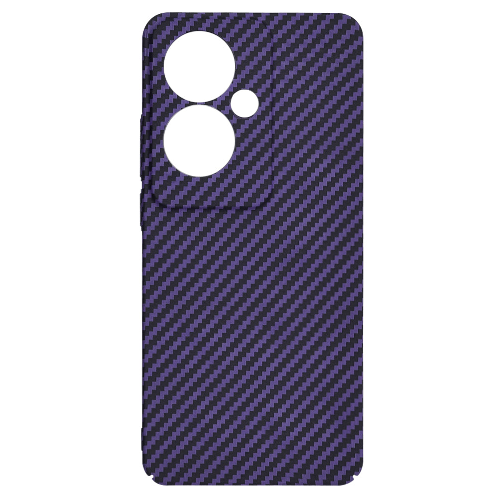 Hoes voor Oppo Reno11 F, Techsuit, Carbonite FiberShell, Paars
