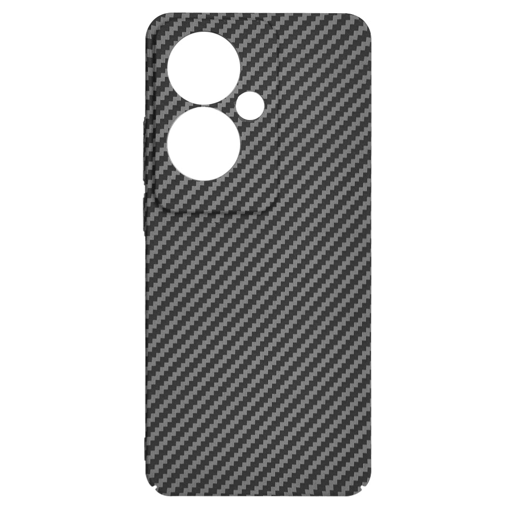 Hoesje voor Oppo Reno11 F, Techsuit, Carbonite FiberShell, Zwart