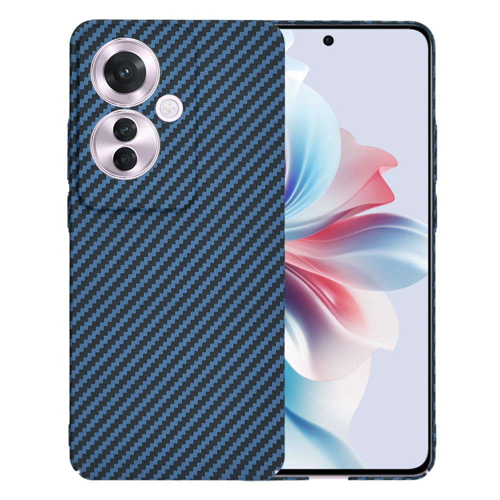 Hoes voor Oppo Reno11 F, Techsuit, Carbonite FiberShell, Turkoois