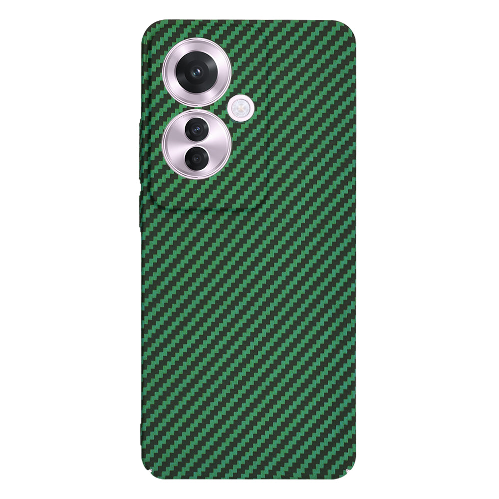 Hoes voor Oppo Reno11 F, Techsuit, Carbonite FiberShell, Groen
